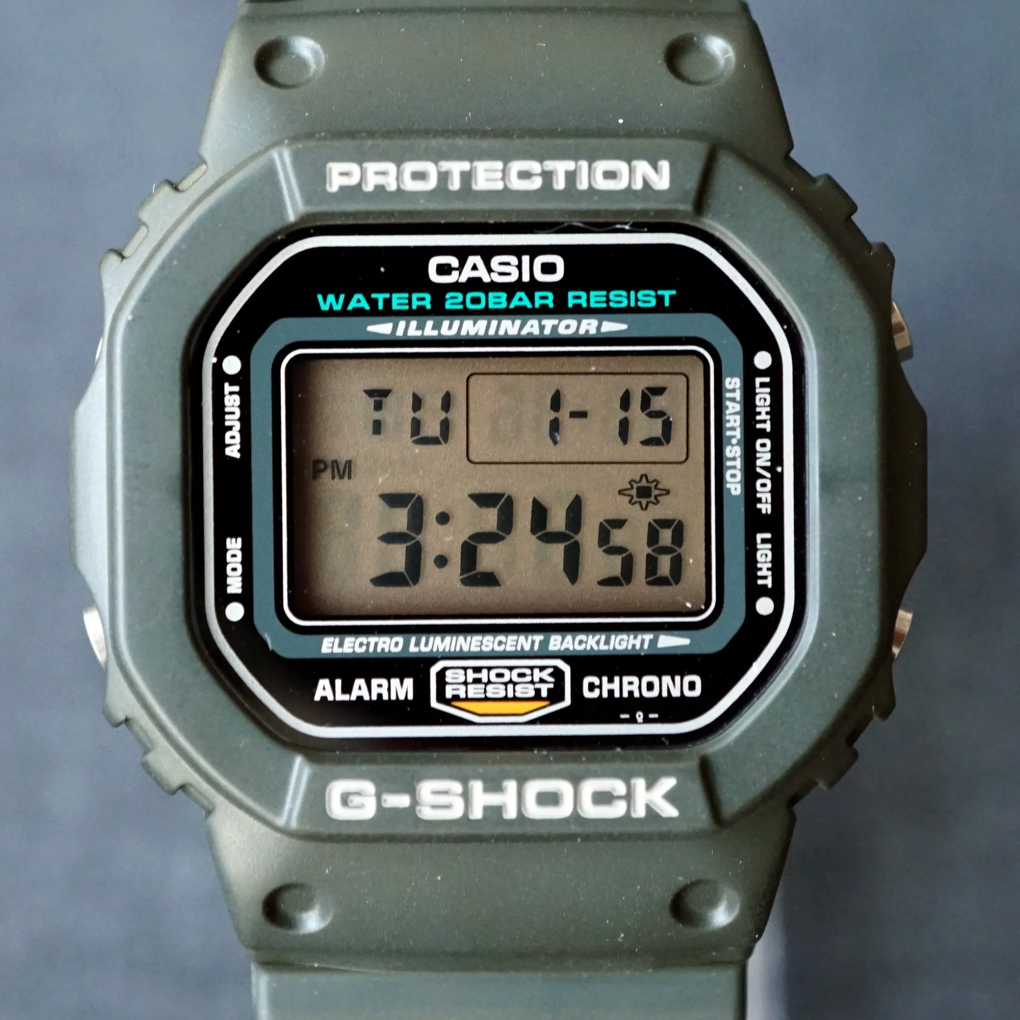 2000 VINTAGE CASIO G-SHOCK DW-5600CK-3ZJF G-VIPER MINT