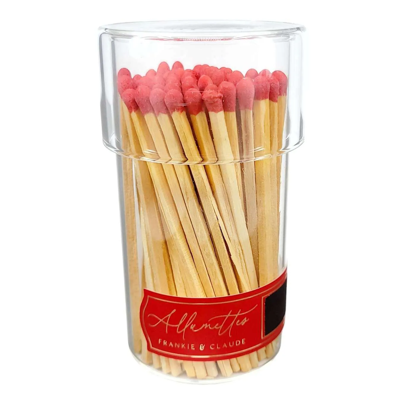 (30% Off) Matches - Allumette Glass Jar (Scarlet Red) by Frankie & Claude