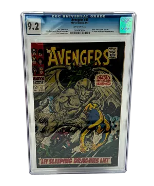 Avengers #41 June 1967 CGC Graded 9.2 Comic