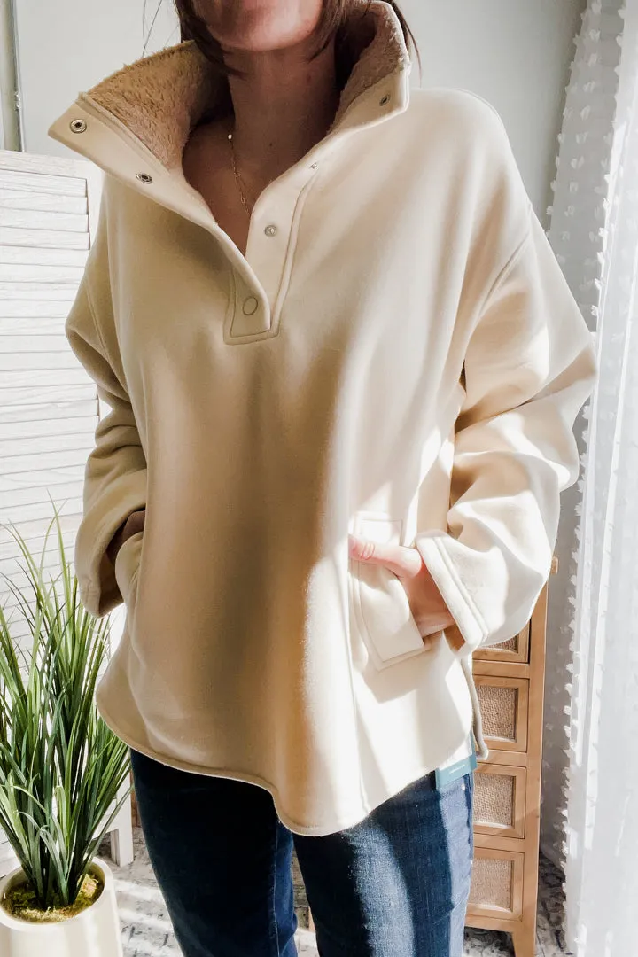 Button Front Pullover