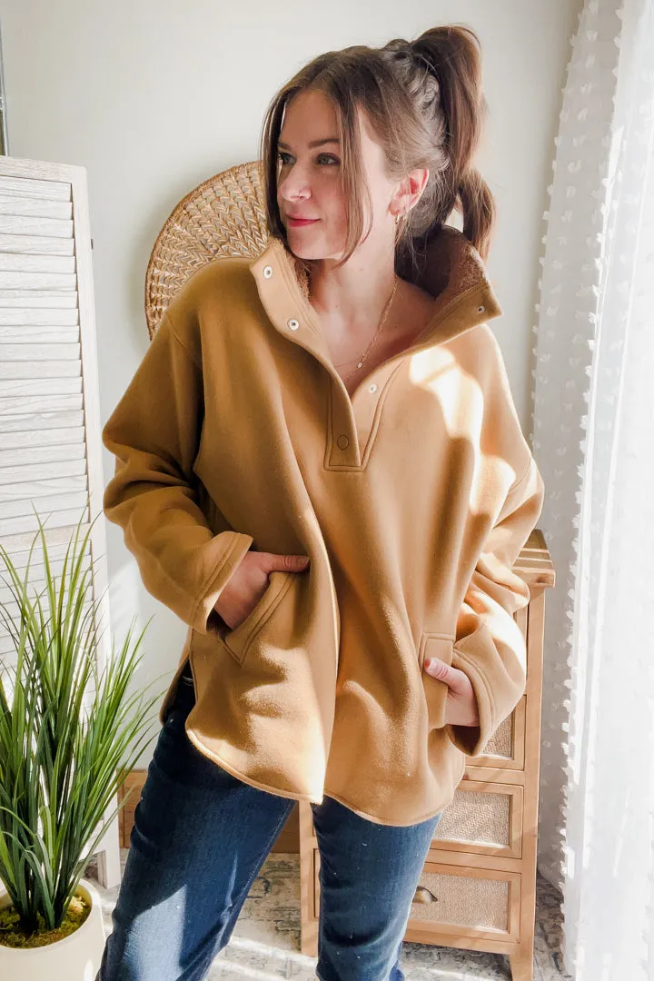 Button Front Pullover