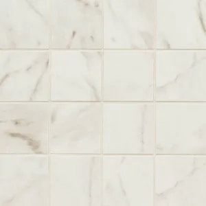 Carrara Bianco Matte, 3" x 3" - Porcelain Tile