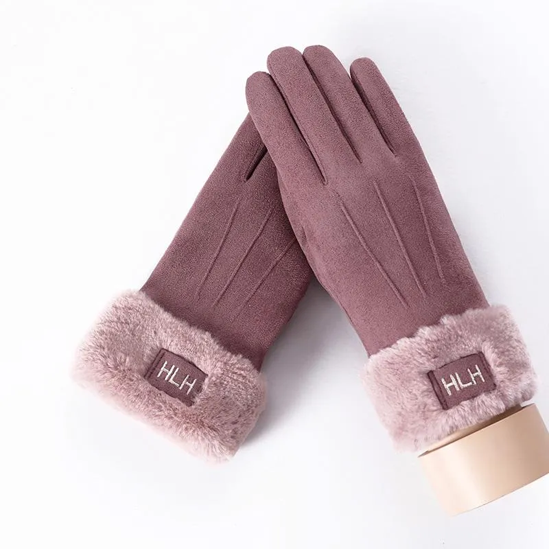 Cozy And Stylish Plush Touch Sensitive Winter Gloves