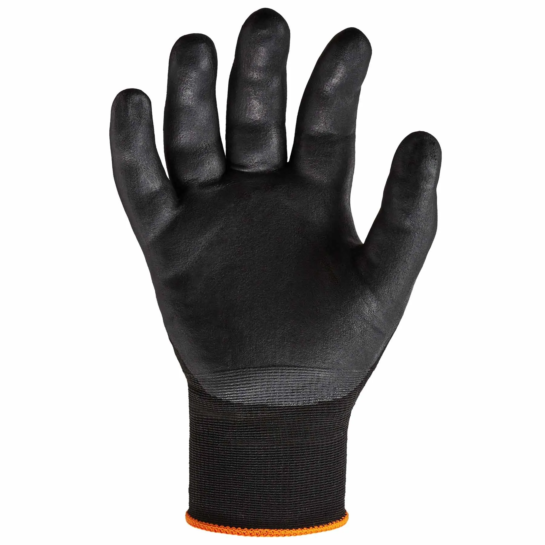 Ergodyne 17852 7001-CASE S Black Nitrile-Coated Gloves - DSX 144-Pair