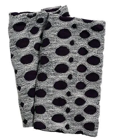 Fingerless Gloves - Lunar Landing (Reverse) with Jersey Knit