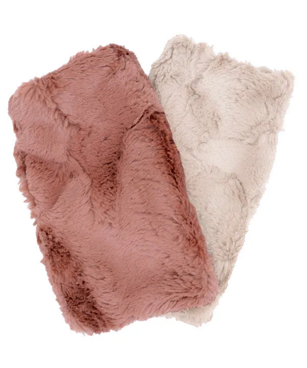 Fingerless / Texting Gloves - Copper River Cuddly Faux Fur