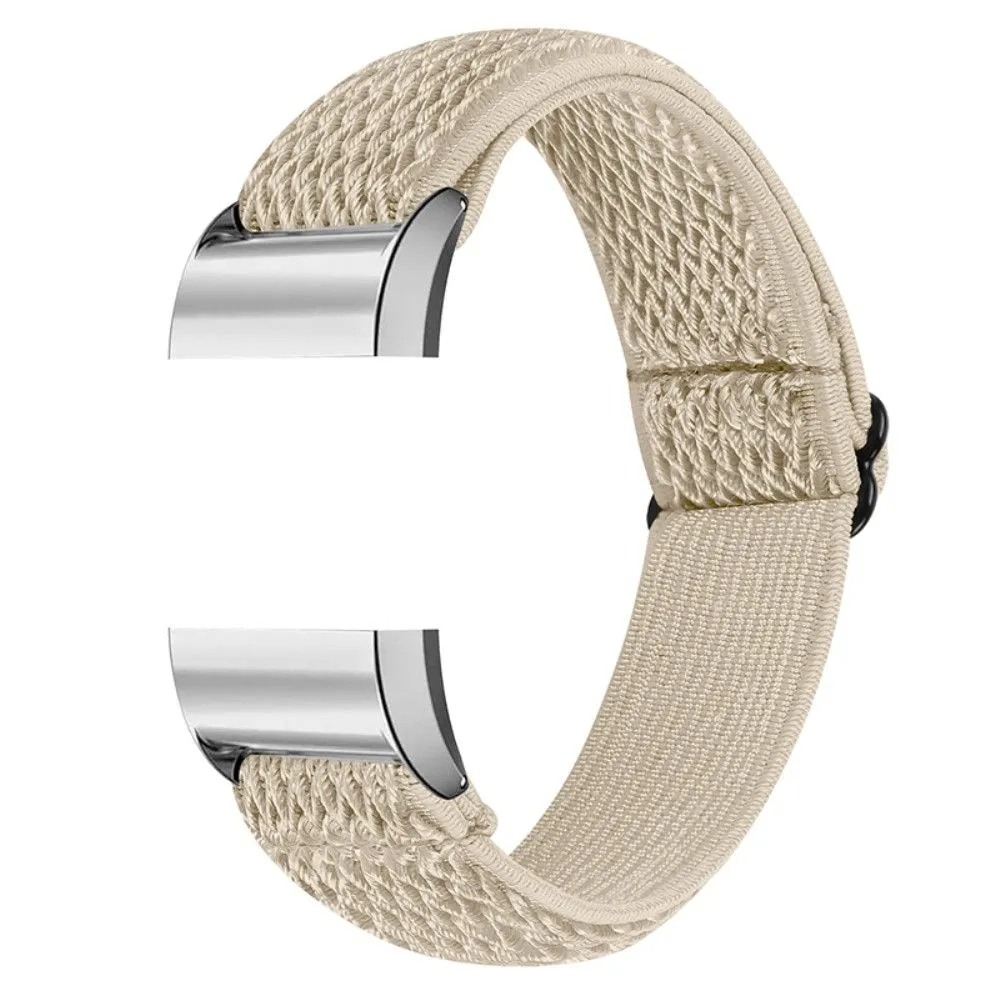 Fitbit Charge 2 nylon elastic watch strap - Apricot