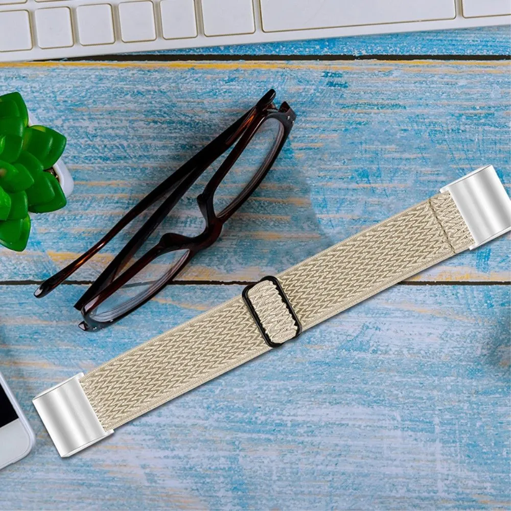 Fitbit Charge 2 nylon elastic watch strap - Apricot