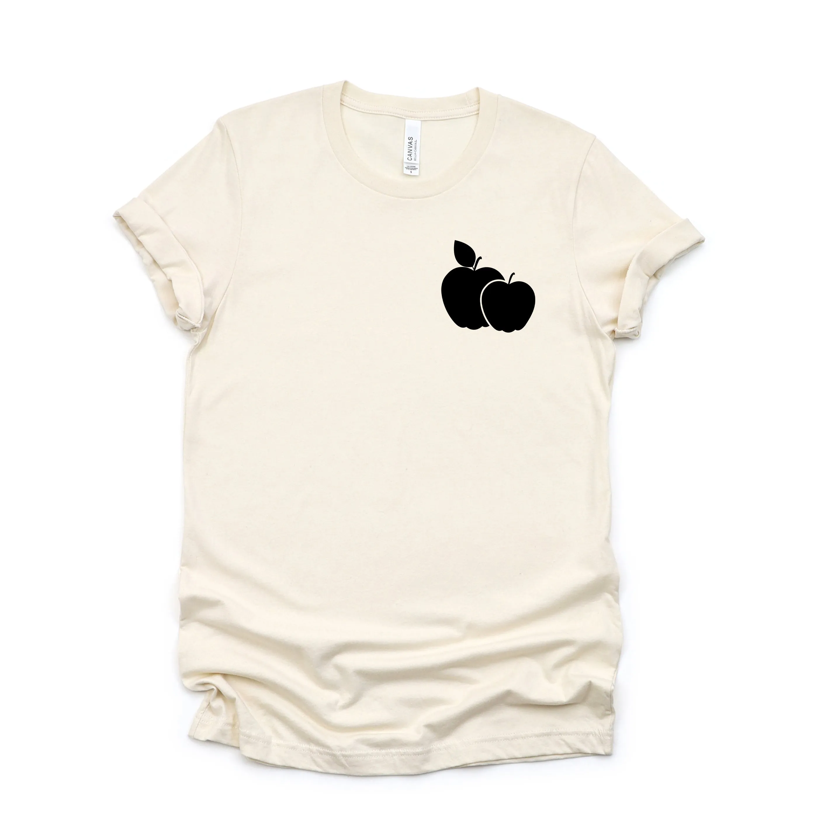 Fresh Picked Apples | Front & Back Short Sleeve Graphic Tee