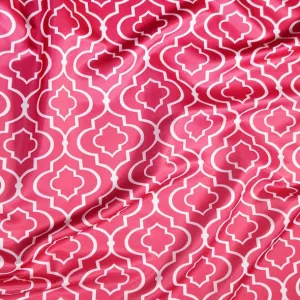 Gatsby Print (Lamour) Wholesale Fabric in Fuchsia