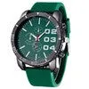 GENVIVIA Stylish Big Dial Silicone  Wrist Watch