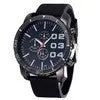 GENVIVIA Stylish Big Dial Silicone  Wrist Watch