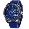 GENVIVIA Stylish Big Dial Silicone  Wrist Watch