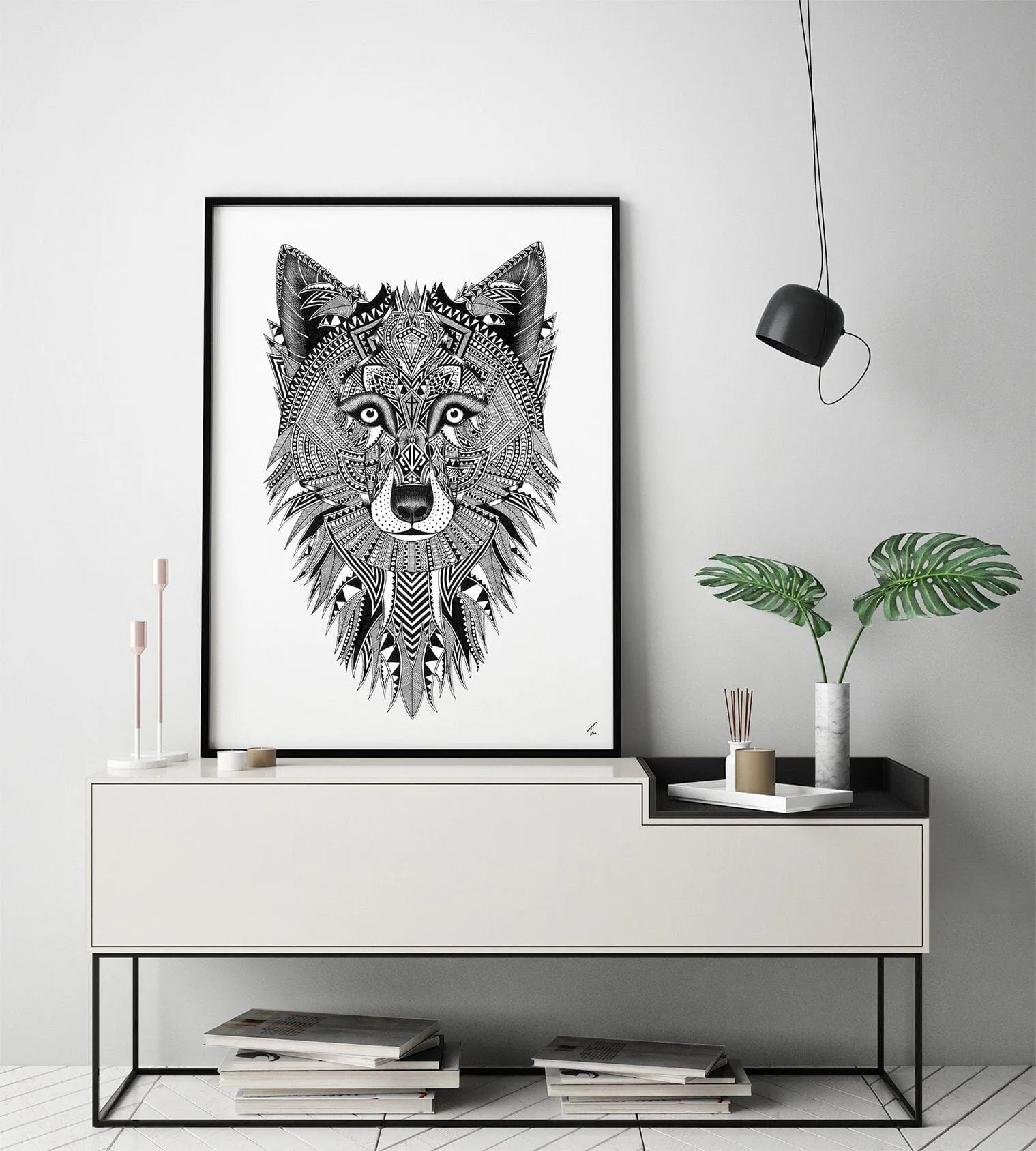 Grey Wolf Fine Art Print