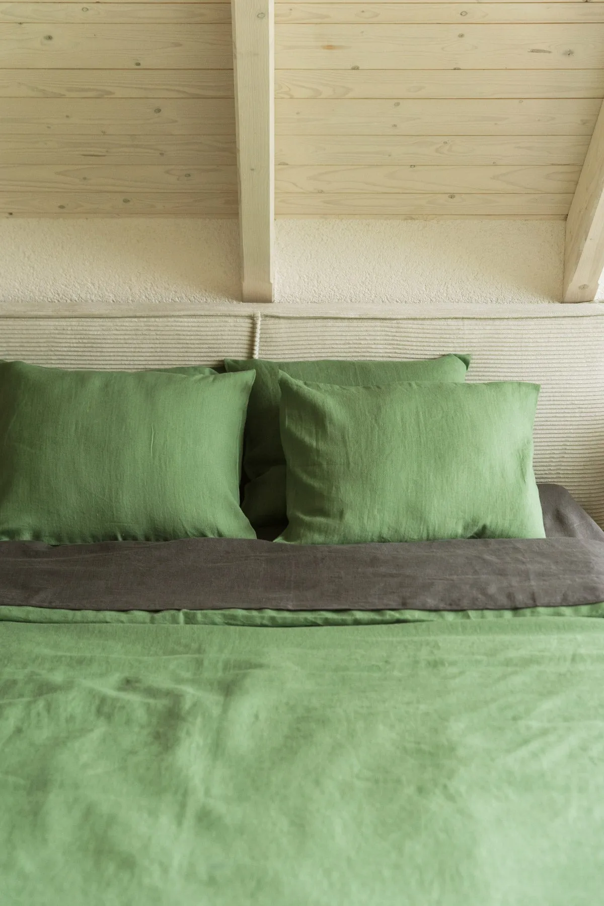 Linen Pillowcase Matcha Green