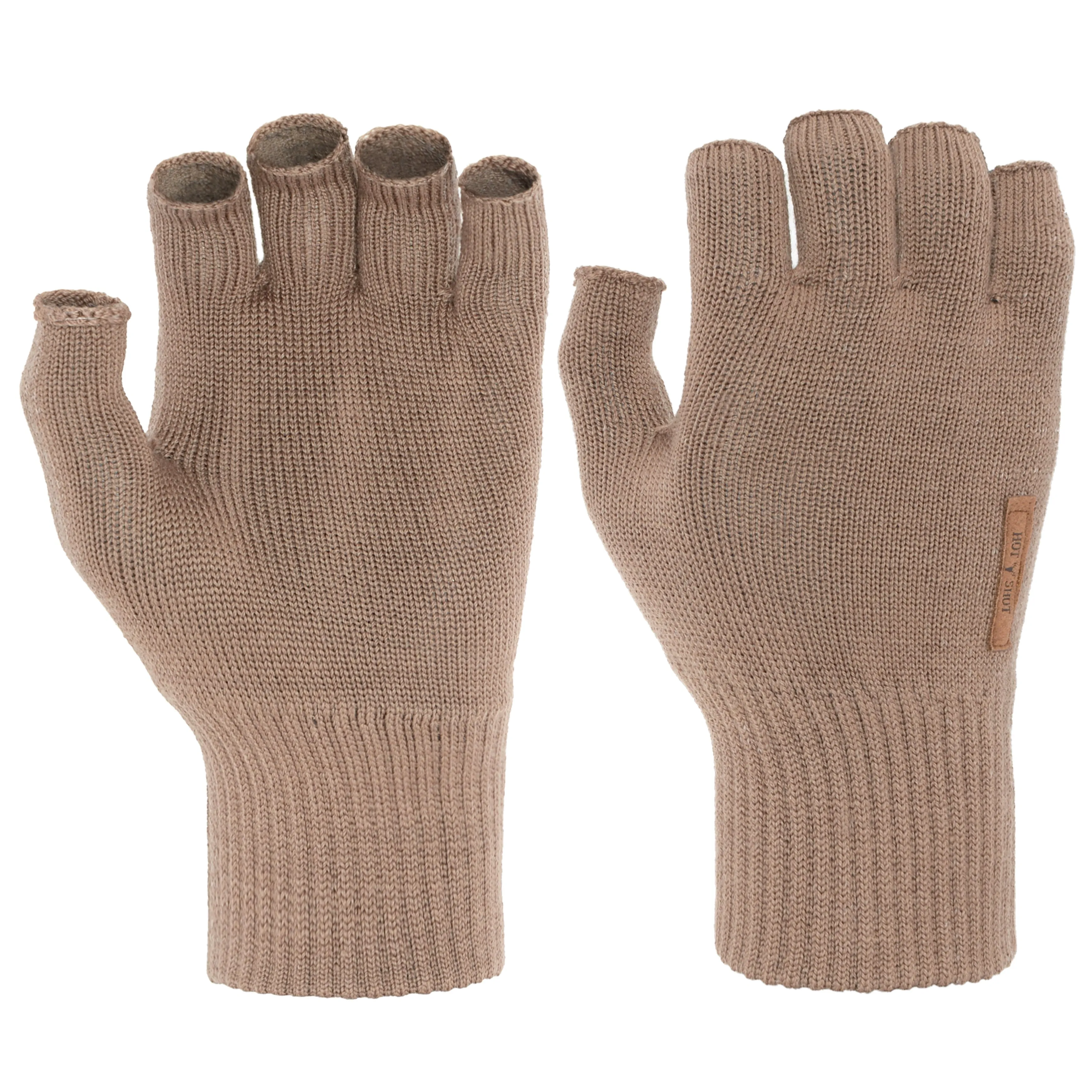 Men’s Wool Seamless Fingerless Hunting and Fishing Gloves