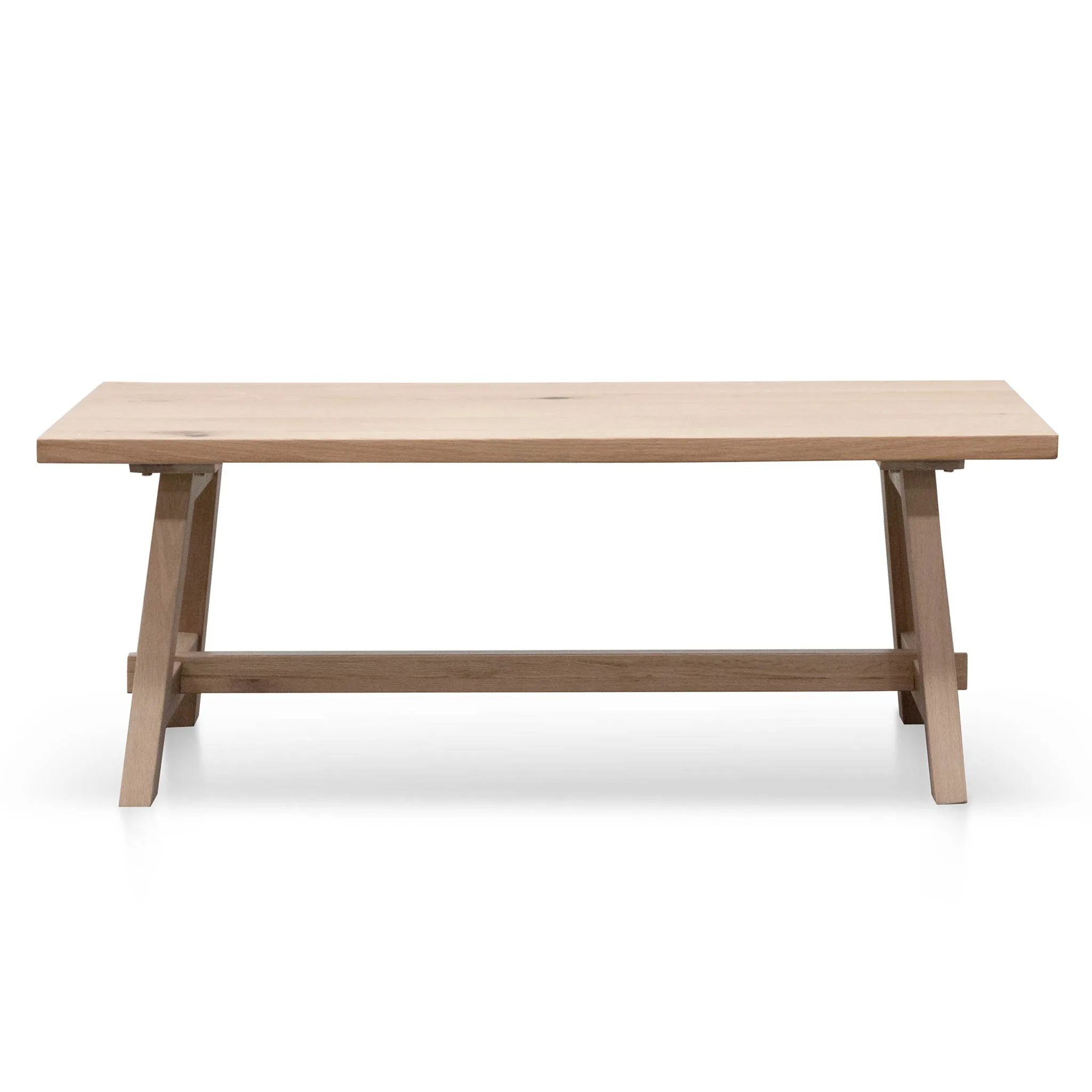 Murillo 1.2m Wooden Coffee Table - Washed Natural - Last One