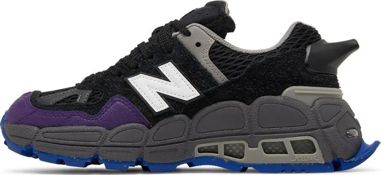 New Balance Salehe Bembury x 574 YURT 'Universal Communication - Black Plum' sneakers, black