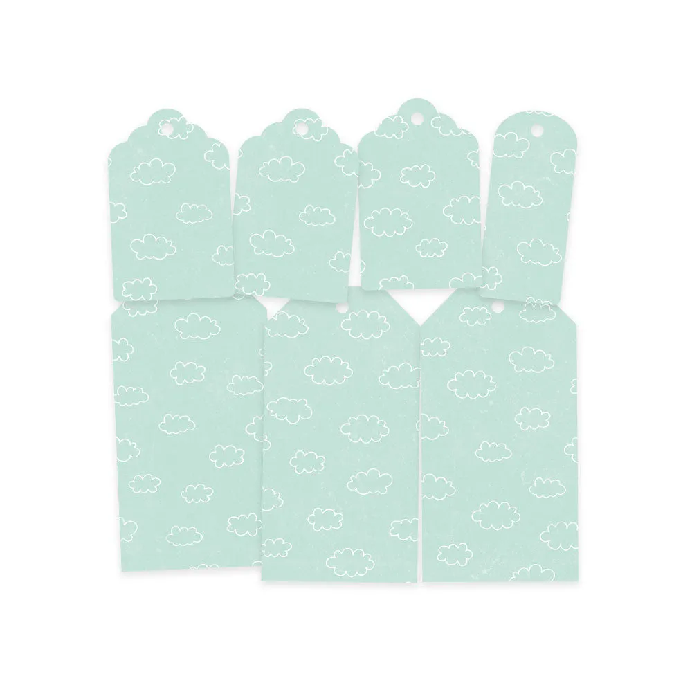 P13 Fresh Lemonade Double-Sided Cardstock Tags 7 pack  #03*