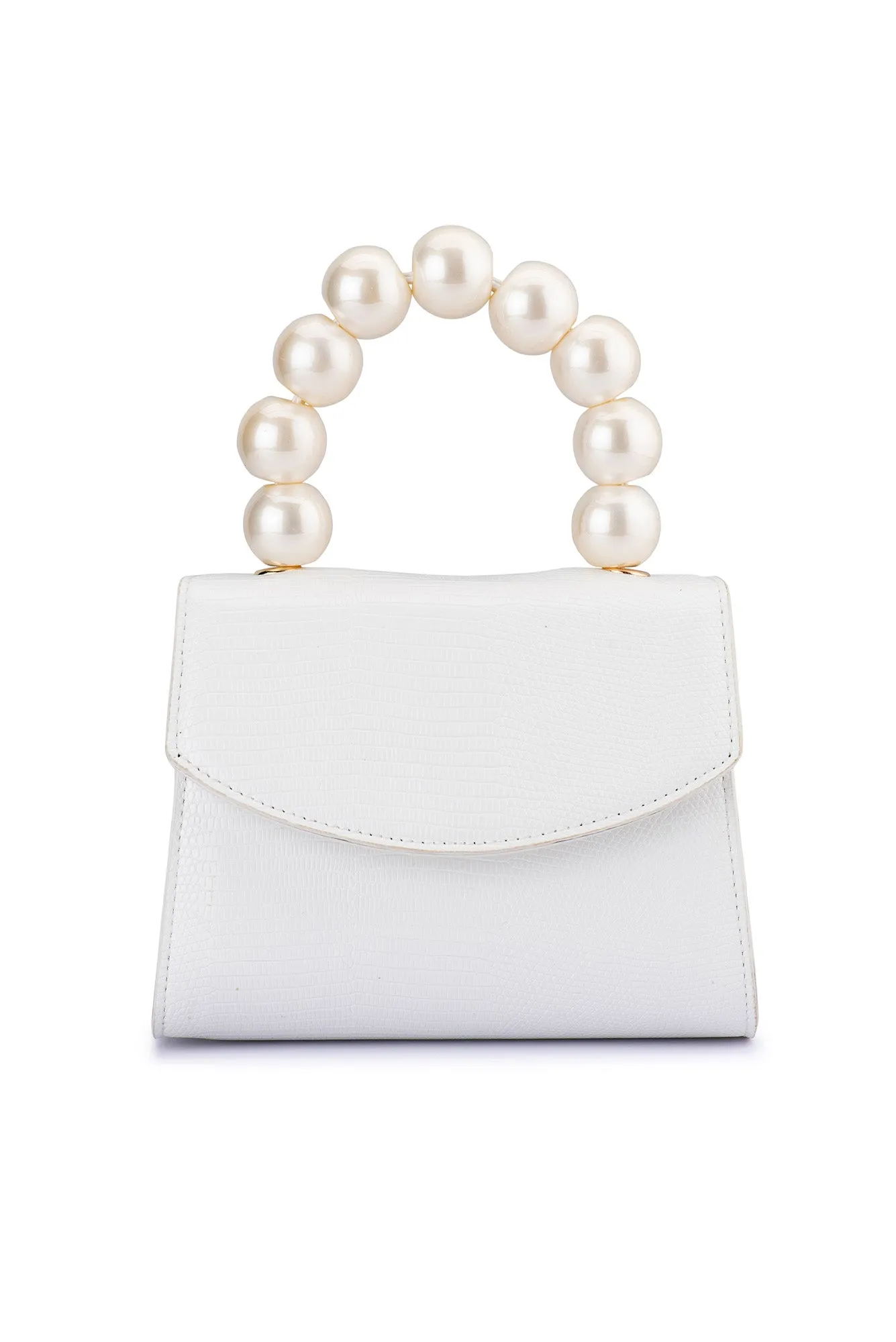 Peta White Pearl Bag