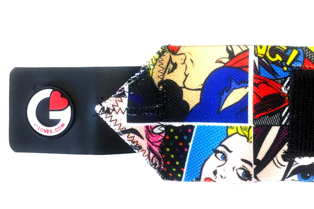 Pop Art wrist wraps