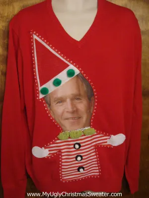 President Bush Christmas Sweater