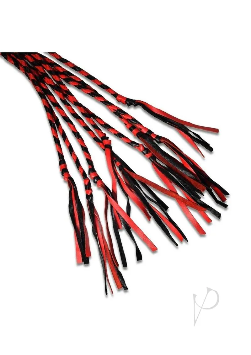 Prowler Red Long Handle Flogger Red/blk