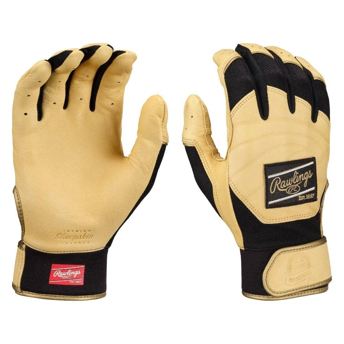 Rawlings Pro Preferred Adult Baseball Batting Gloves : PROPRFBG