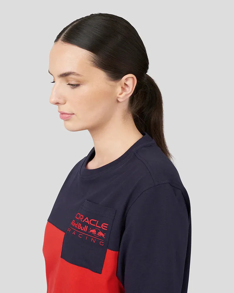 Red Bull Racing F1 Color Block T-Shirt - Navy