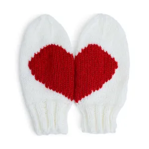 Red Heart Heartland Knit Mittens