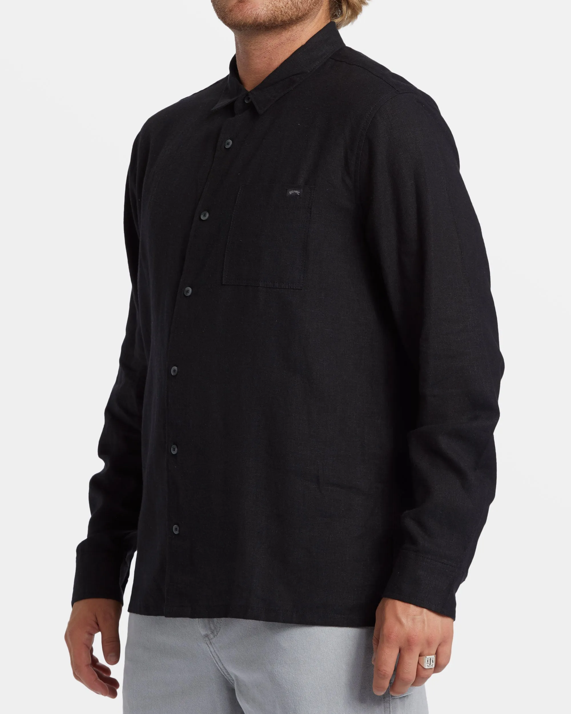 Ricardo Long Sleeve Shirt - Black