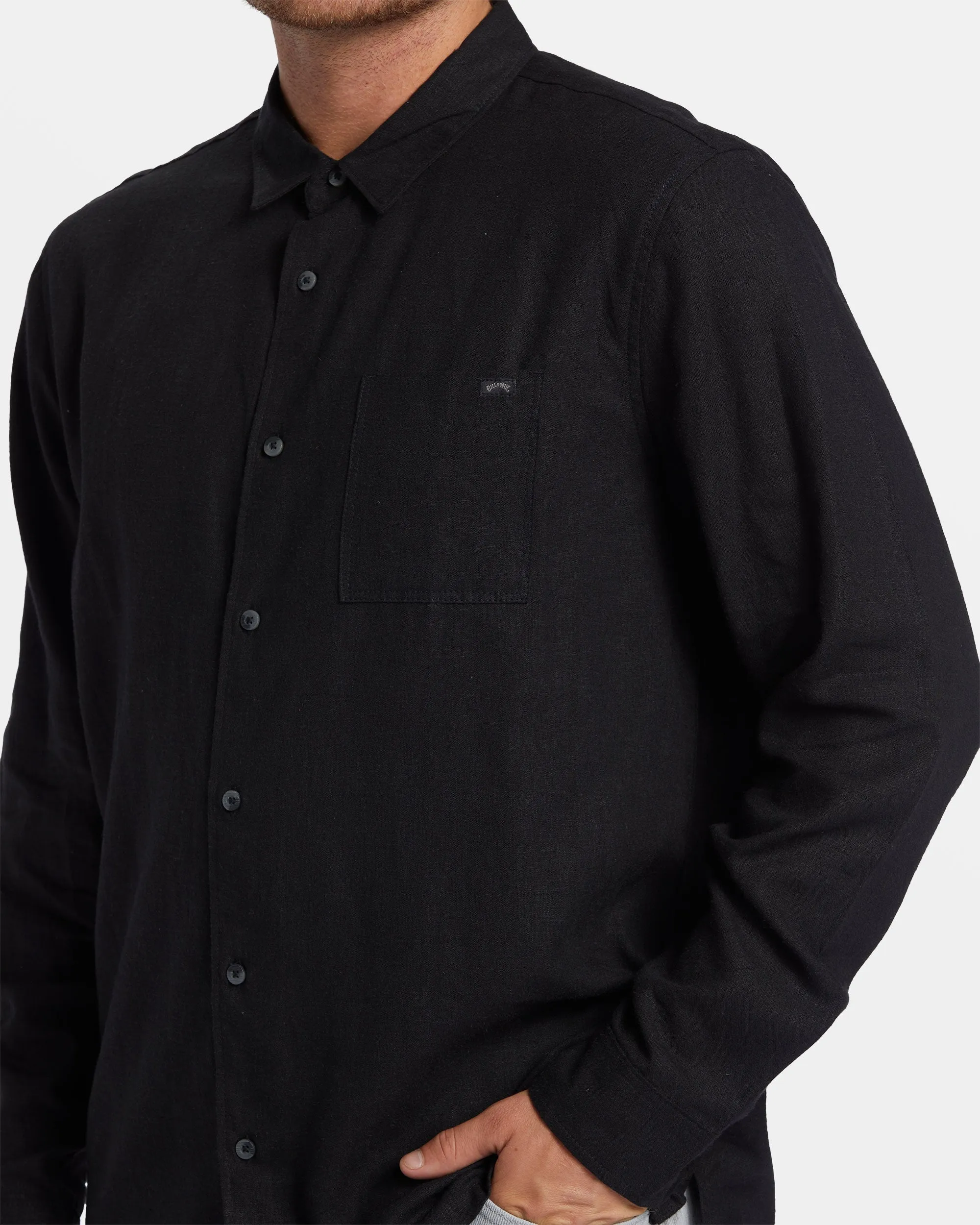 Ricardo Long Sleeve Shirt - Black