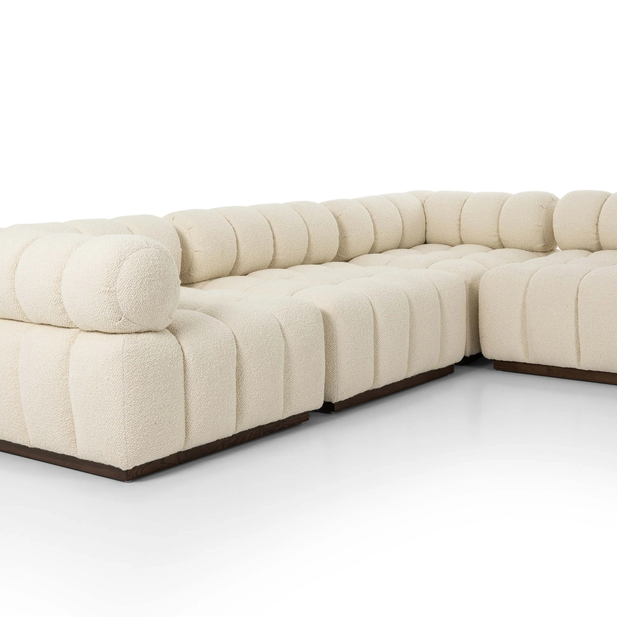 Roma 5-Piece Sectional, Durham Cream