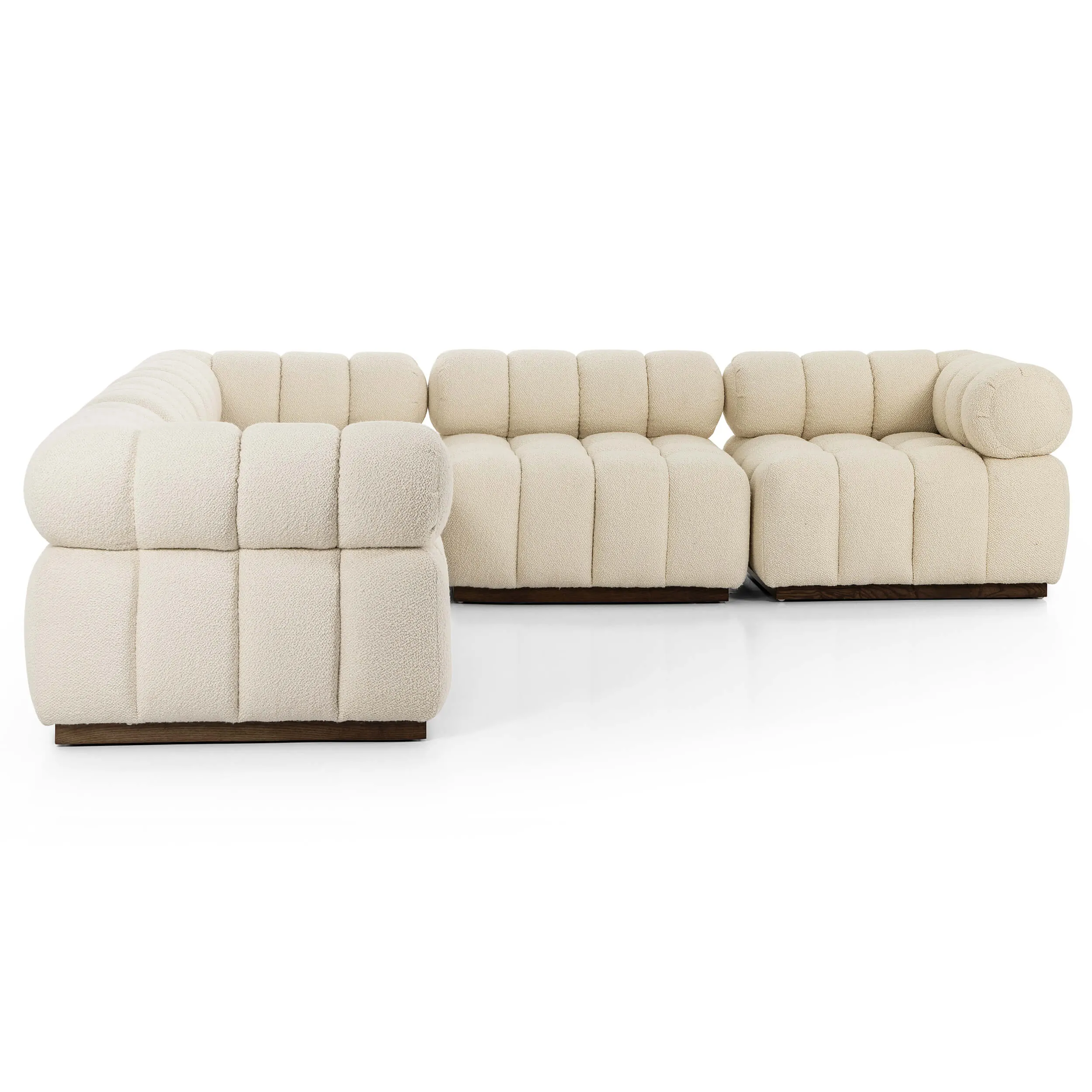 Roma 5-Piece Sectional, Durham Cream