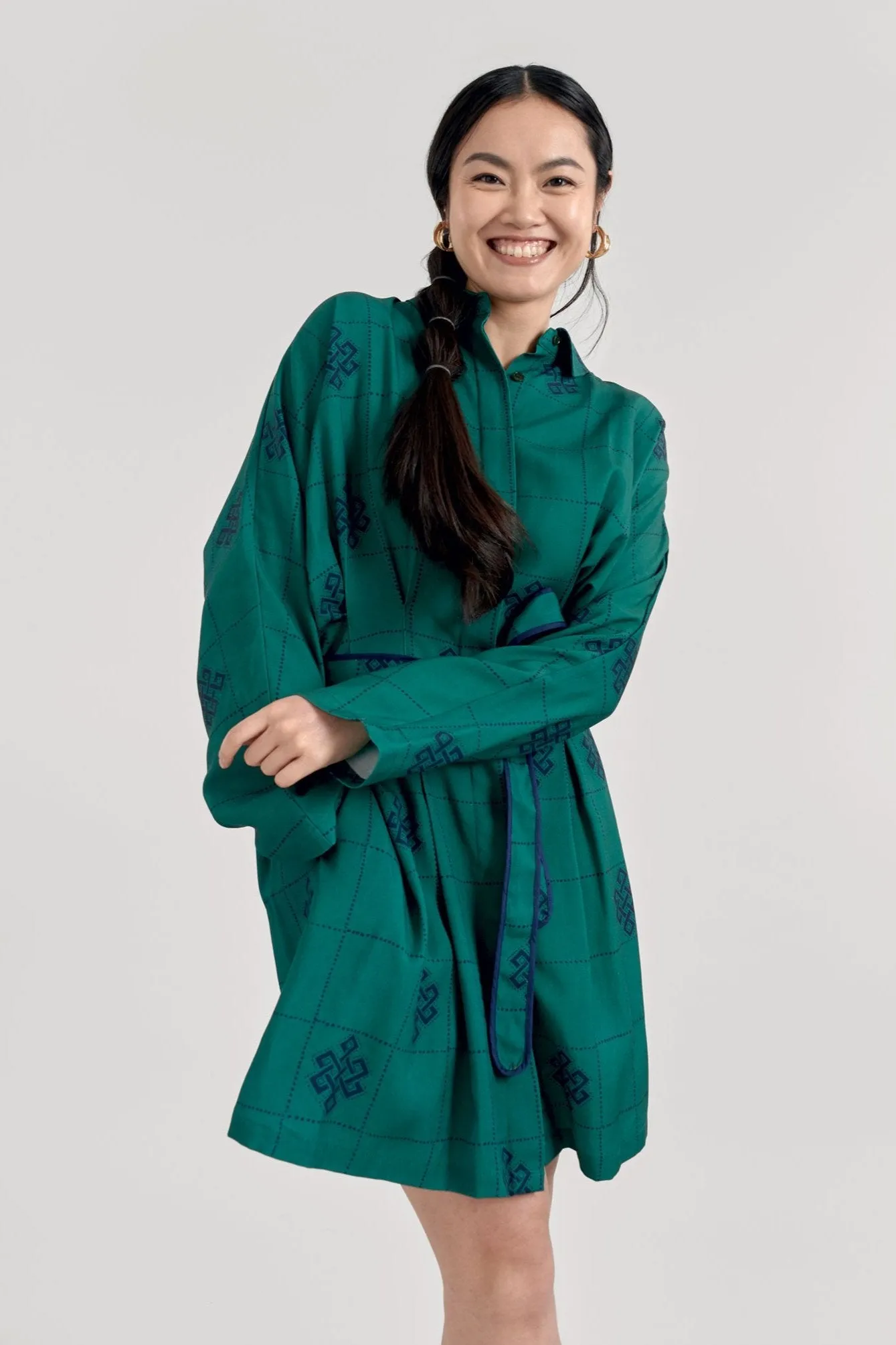 SEBA DRESS ETERNAL KNOT - Green