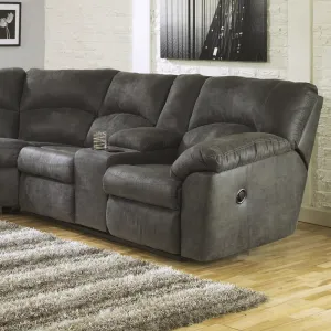 Signature Design by Ashley Tambo 2780149 RAF Reclining Loveseat with Console