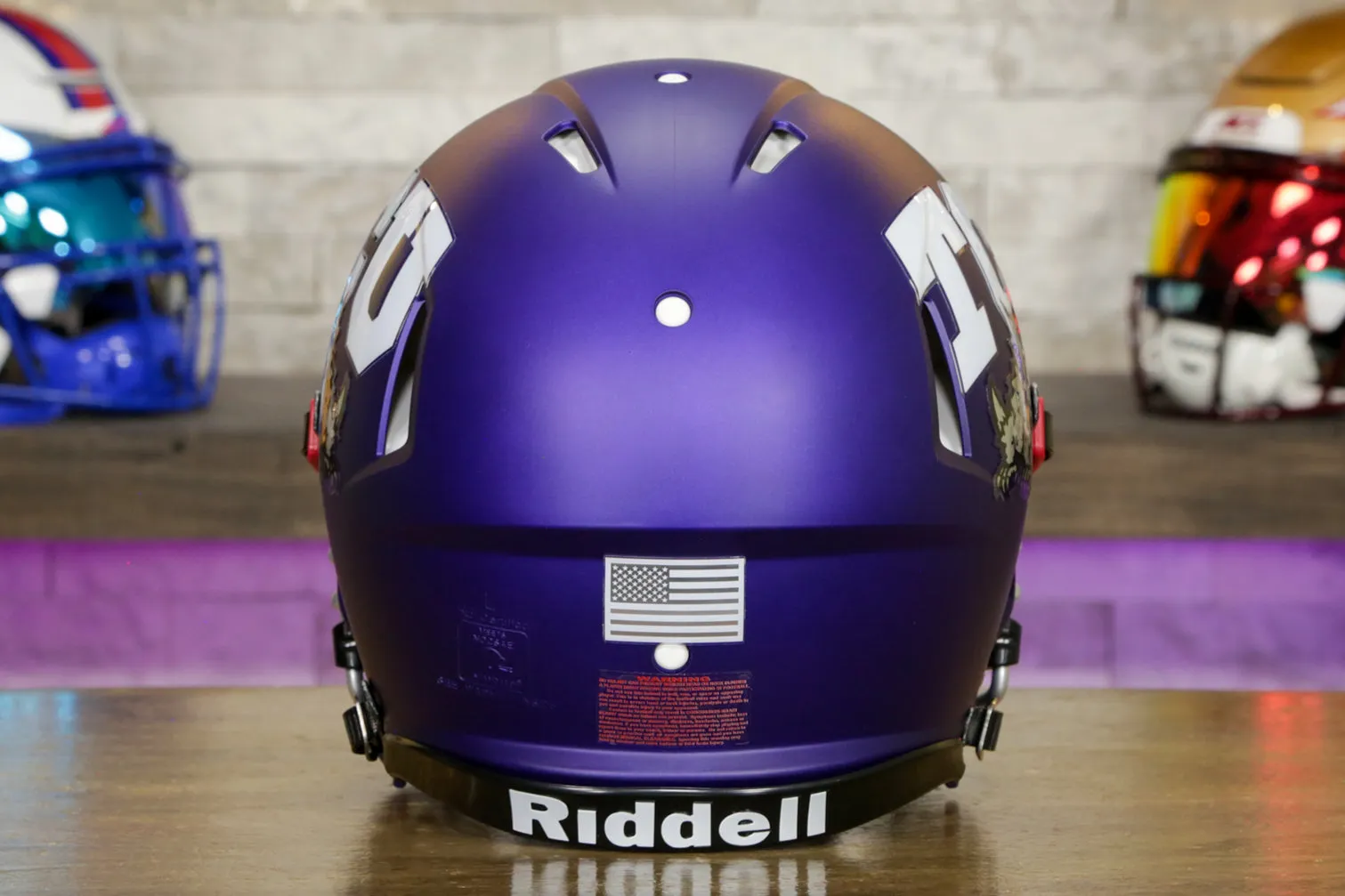 TCU Horned Frogs Riddell Speed Authentic Helmet - GG Edition