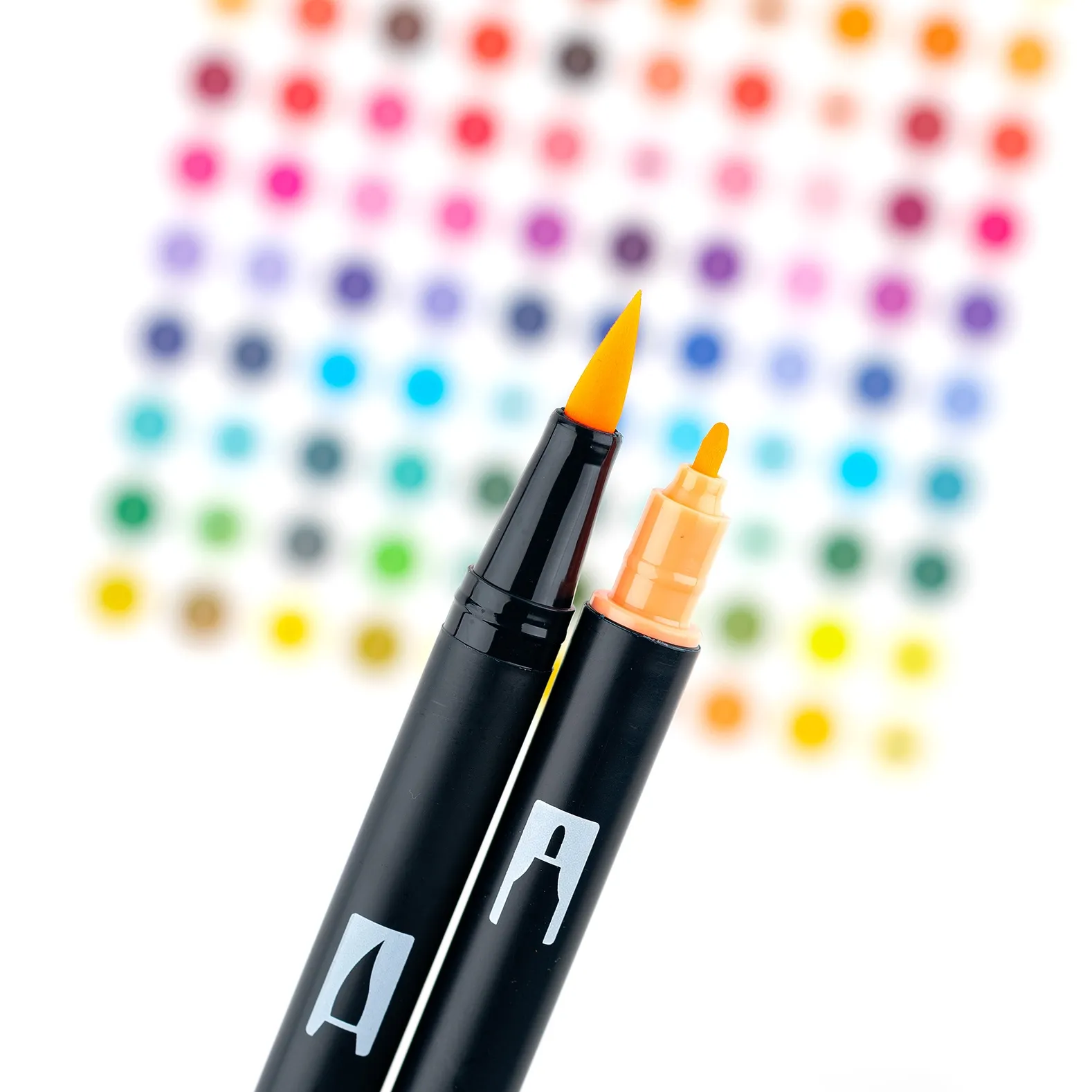 TOMBOW DUAL BRUSH PEN ART MARKERS - JUST PEACHY (Set of 6)