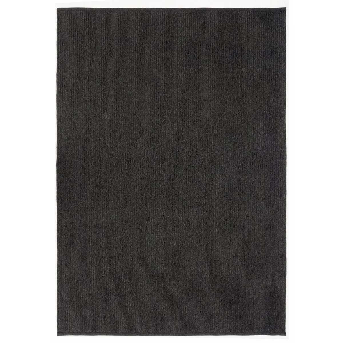 Trans-Ocean CALAIS Indoor/Outdoor Power Loomed  Durable Area Rug  - Charcoal