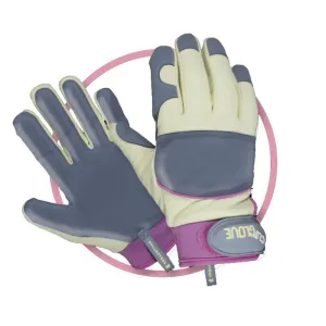 Treadstone ClipGlove Purple Leather Palm Gloves - Medium