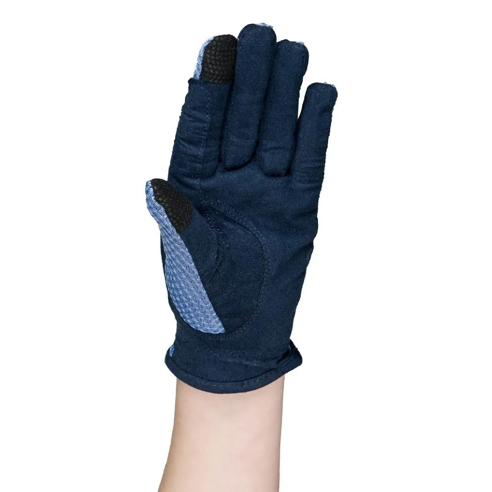 TuffRider Children's Double Up Air Mesh Half Chap and Glove Set