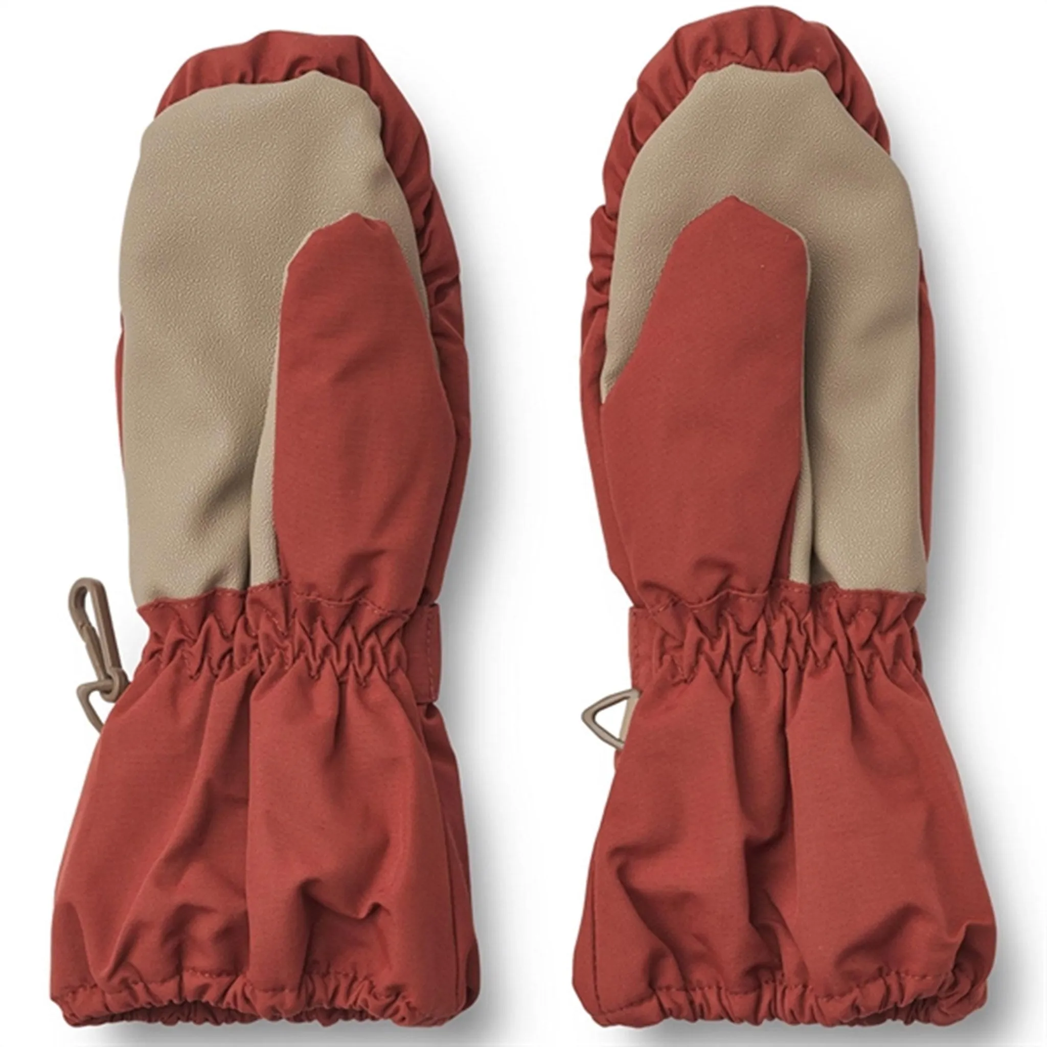 Wheat Mittens Tech Red