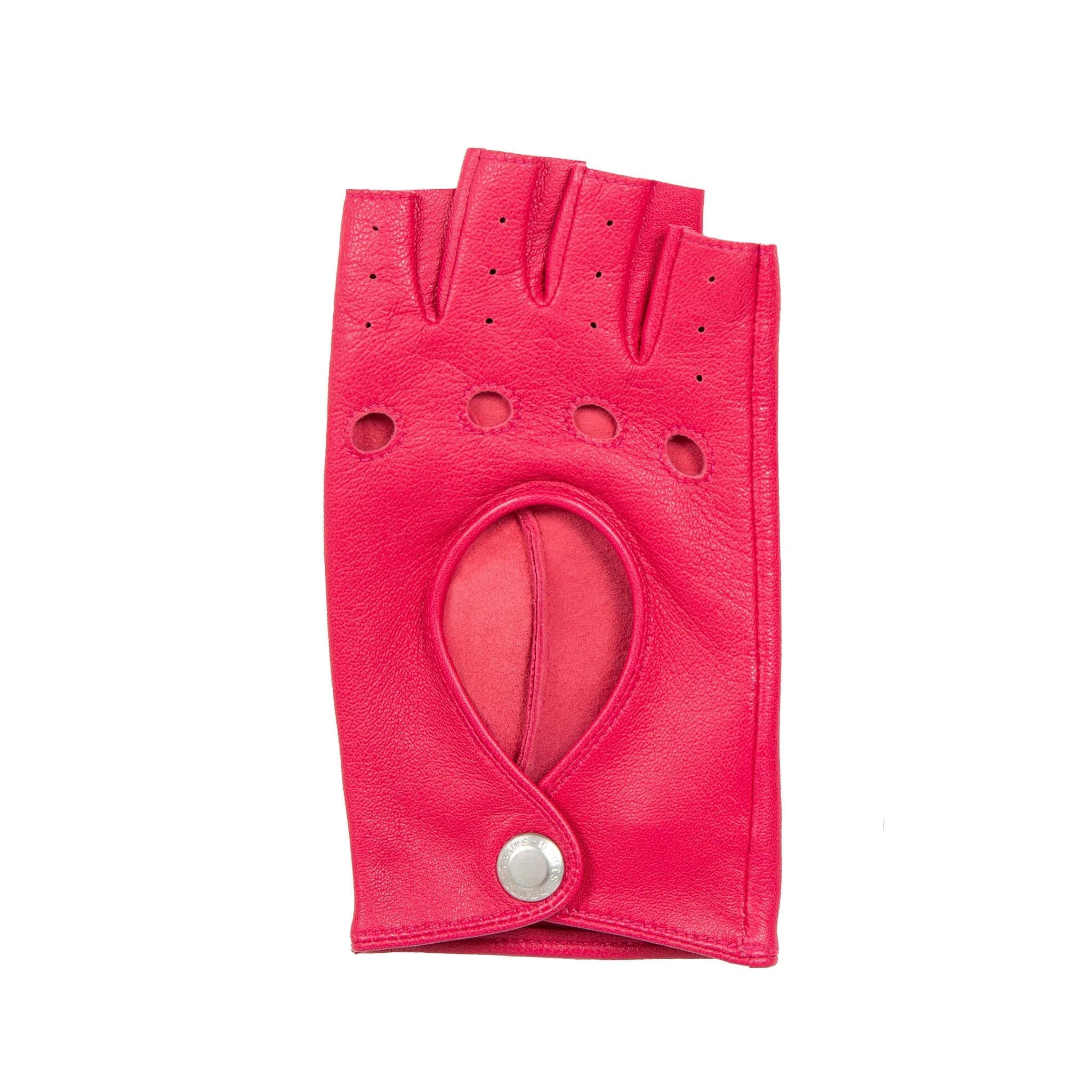 Women’s Fingerless Leather Driving Gloves