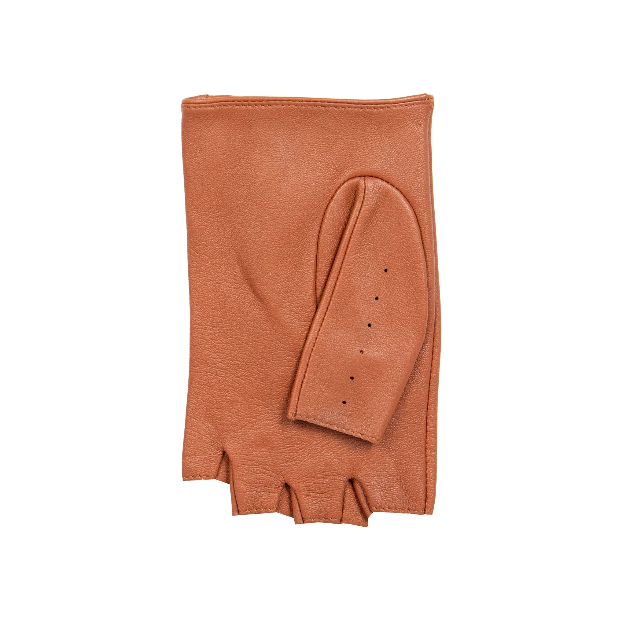 Women’s Fingerless Leather Driving Gloves